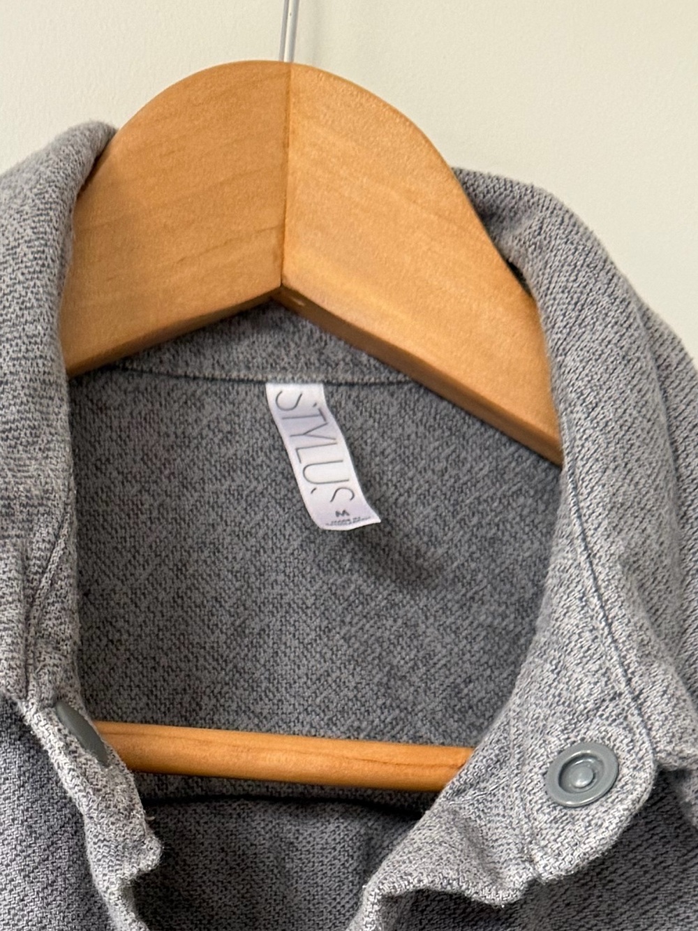 (M) Men's Gray Button-Up Jacket - Unbranded